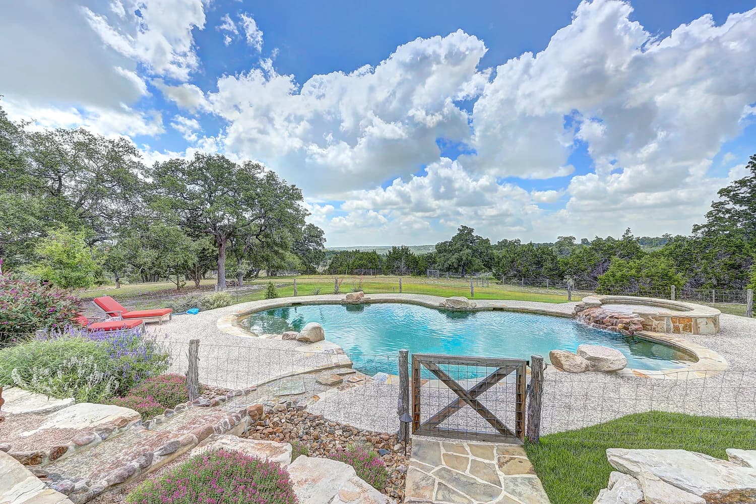 Cityview Pools build: hill country freeform